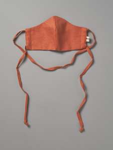 Peppin: Linen Face Mask - Terracotta