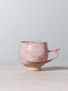 Jino Ceramic Studio: Bird Handle Cup – Rhubarb
