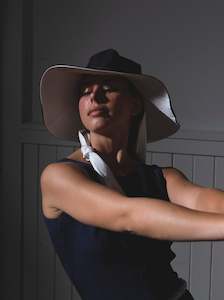 Broad Brim with Wide Ties – Monochromatic