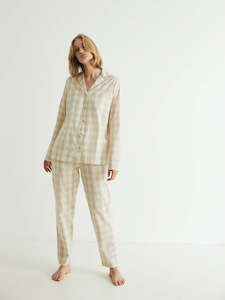 General Sleep: Classic Set - Oatmeal Gingham