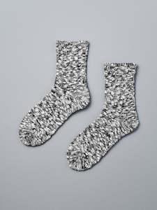 Menswear: Japanese Slub Socks – Black