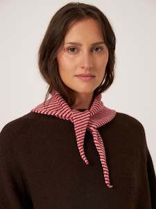 Daisy Scarf – Cherry Stripe
