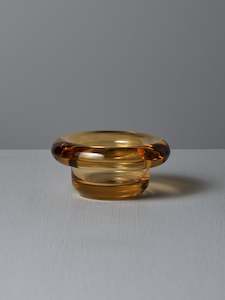 Sirkel Candle Holder – Amber Yellow