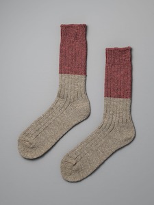 Menswear: Boston Slab Socks – Red Brick
