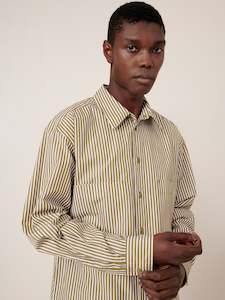 Wardrobe: Henry Shirt – Treetop Stripe