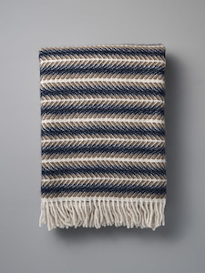 Klippan: Oscar Wool Blanket – Blue Sand