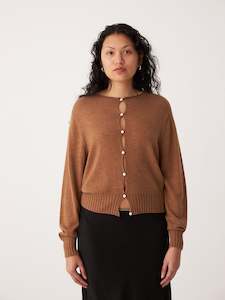 Gifts: Anni Cardigan – Brown Sugar