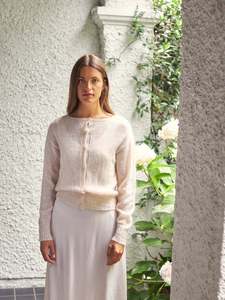 Wardrobe: Fleur Cardigan – Creme