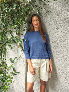 Wardrobe: Pebble Knit – Fiord Blue