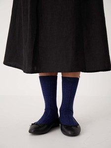 Wardrobe: Tip Toe Crew Socks – Sapphire & Creme Trim