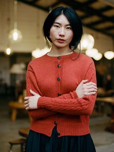 Wardrobe: Kindred Cable Cardigan – Amber