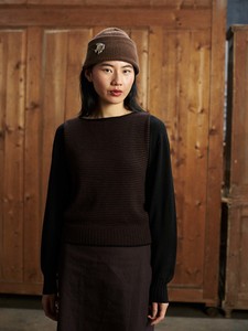Wardrobe: Striped Star Vest – Chestnut & Black
