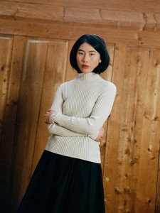 Heart Turtle Neck – Ivory