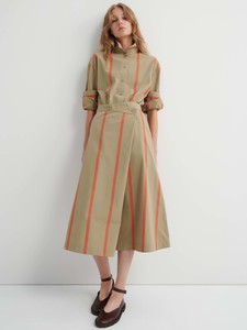 Fold Skirt – Nasturtium Stripe