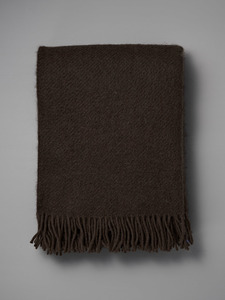 Gotland Wool Throw – Walnut