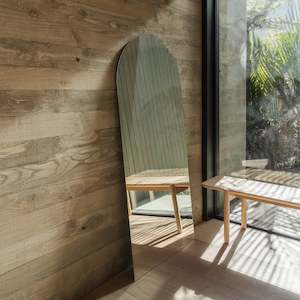 Frameless Arch Full Length Mirror