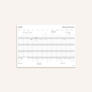 2026 Yearly Wall Planner