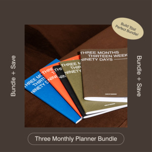 Three Monthly Planner Bundle