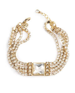 A&C Oslo Long Statement Bracelet- gold