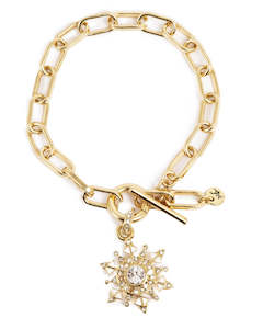 A&C Oslo Snowflake Bracelet- gold