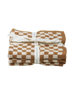 Bath Salts: Bianca Lorenne Chekka Clay Washcloths - set of three