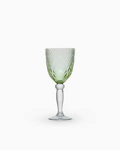 French Country Collections Goblet - Vintage Green *Pick up in store only*