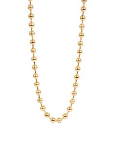 A&C Oslo Pure Steel Necklace Ball Chain- gold