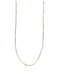 A&C Oslo Wild Nature Miniature Shiny Green Necklace- gold