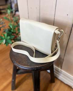 Cosgrove & Co Caitlen Genuine Leather Bag Cream