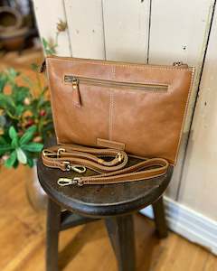 Cosgrove & Co Cleo Tobacco Genuine Leather Bag