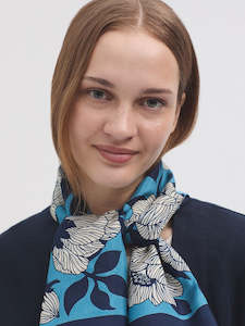 Accessories: Camellia Silk Scarf