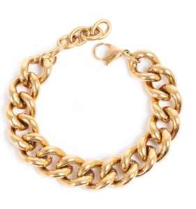 A&C Oslo Bracelet Steel/Gold Plated