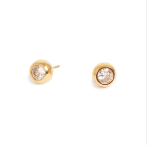 A&C Oslo Earring Pure steel Round stud