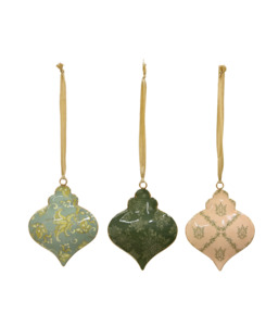 Christmas: Floral Hanging Onions - Golds