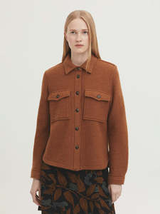 100% Wool Jacket - Caramel