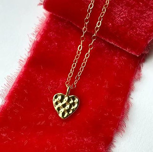 Products: Necklace Patterned Heart My Site