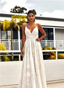 Sale ZC8234 Zavana Bridal Stunning beaded A Line wedding dress - Madison Rose