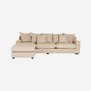 Yorke Chaise Sofa - Linen