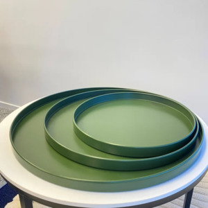 Bianca Metal Green Tray