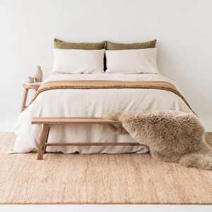 Nz Made Gifts: Foxtrot Home Ginger Honey Ribbed Wool Blanket