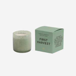 First Harvest Glass Candle