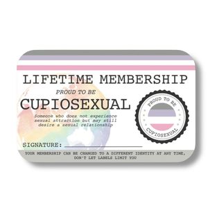Products: Cupiosexual Lifetime Membership Card - The Left And Right Collective