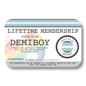 Products: Demiboy Lifetime Membership Card - The Left And Right Collective
