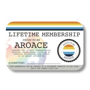 Products: Aroace Lifetime Membership Card - The Left And Right Collective