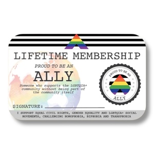 Products: Ally Lifetime Membership Card - The Left And Right Collective