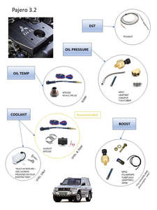 Vehicle Specific Measuring Kits: Mitsubishi Pajero 3.2D Kit for EMS3