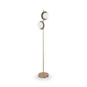 Marlow Antique Brass Floor Lamp