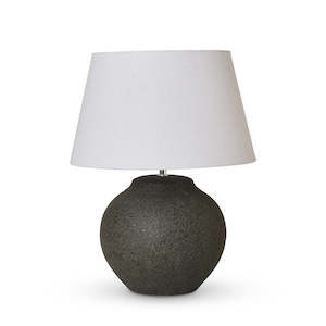 Lewis Charcoal Table Lamp D38xh48cm