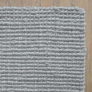 Rugs: Amalfi Silver Jute Runner 76x270cm