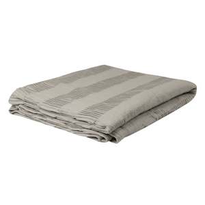Ripple Pale Grey Throw